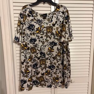 Floral Print Women's Top